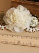 Classical Flowers Pearl Pendant Lady Lolita Hairpin