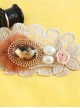 Classic Pearl Lace Flower Handmade Lolita Hairpin