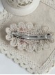 Classic Pearl Lace Flower Handmade Lolita Hairpin