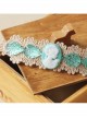 Retro Lace Green Pearl Decoration Lady Handmade Lolita Hairpin