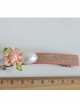 Cute White Pearls Pink Flower Girls Lolita Hairpin