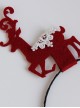 Christmas Red Elks Cute Girls Lolita Head Hoop