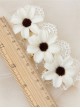 Elegant White Lace Flowers Lolita Hairpin