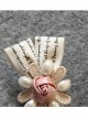 Exquisite Beads Bow Lady Lolita Hairpin