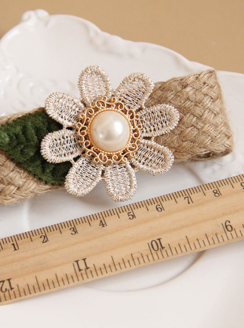 Sweet Lace Floral Retro Girls Lolita Hairpin