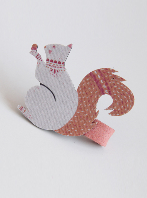 Cute Squirrel Christmas Sweet Lolita Hairpin