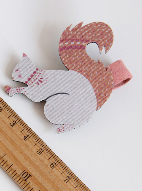 Cute Squirrel Christmas Sweet Lolita Hairpin