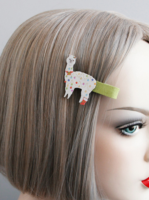 Funny Alpaca Sweet Lolita Hairpin
