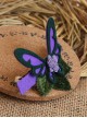 Purple Butterfly Flower Lolita Hairpin