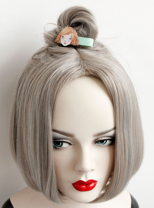 Cute Girl Pattern Lolita Hairpin