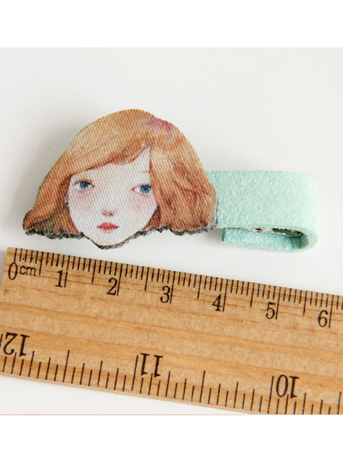 Cute Girl Pattern Lolita Hairpin