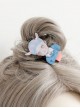 Funny Weird Doll Pattern Lolita Hairpin