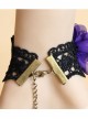 Gothic Black Lace Lolita Bracelet And Ring Set