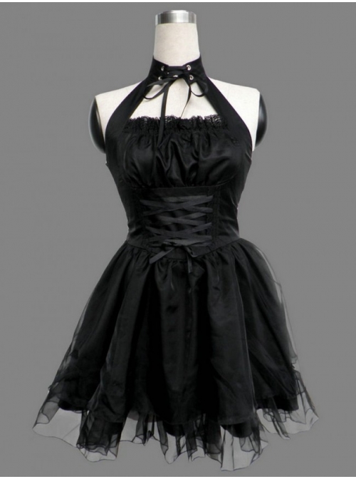 Black Sexy Gothic Lolita Dress