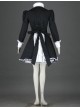 Black Charming Long Sleeves Cotton Gothic Lolita Dress