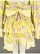 Yellow Beautiful Long Sleeves Cotton Sweet Lolita Dress