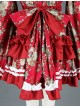 Red Beautiful Long Sleeves Cotton Sweet Lolita Dress