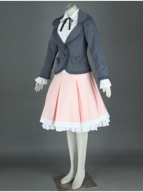 Pink Long Sleeves Cotton Sweet Lolita Costume