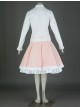 Pink Long Sleeves Cotton Sweet Lolita Costume