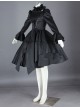 Gorgeous Black Long Sleeves Cotton Gothic Lolita Dress