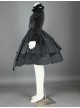 Gorgeous Black Long Sleeves Cotton Gothic Lolita Dress