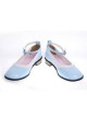 Sky-Blue 1.0" Heel High Cute Polyurethane Round Toe Ankle Straps Platform Girls Lolita Shoes