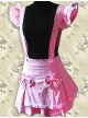 Pink Sweet Lolita Suspender Skirt