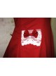 Cute Short Sleeves Red Cotton Lolita Dress