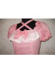 Cute Short Sleeves Pink Cotton Lolita Dress