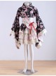 Japan Kawaii Lolita Sakura Kimono Dress Cosplay Costume