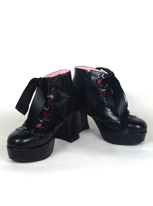 New Womens Sweet Mary Jane Bowknots Low Heel Lolita Grace Ankle Strap Shoes Size 