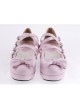 Pink 1.8" Heel High Cute Point Toe Bow Decoration Platform Girls Lolita Shoes