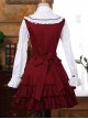 Classic Cotton Long Sleeves Ruffle Lolita Dress