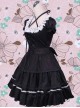 Puff Short Sleeves Bow Lace Classic Lolita Dress