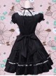 Puff Short Sleeves Bow Lace Classic Lolita Dress