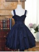 Ruffles Bind Strap Classic Lolita Sleeveless Dress