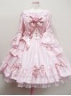 Long Sleeve Bow Lace Ruffles Classic Lolita Dress