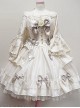 Long Sleeve Bow Lace Ruffles Classic Lolita Dress