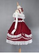 Wars Of The Roses Bowknot Classic Lolita Sling Dress