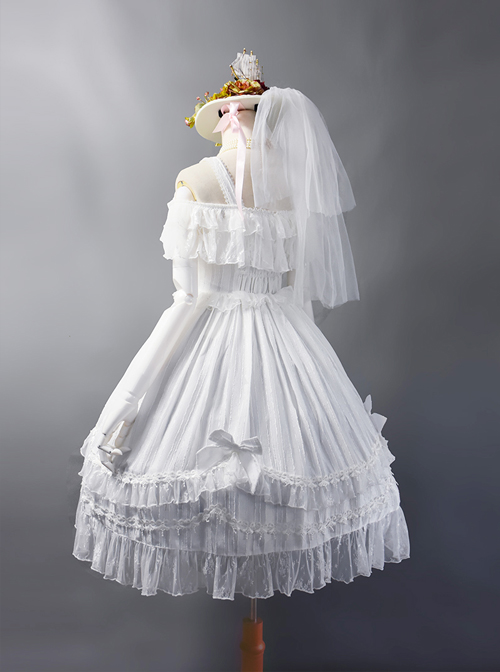 Wars Of The Roses Bowknot Classic Lolita Sling Dress