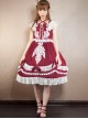 Wars Of The Roses Bowknot Classic Lolita Sling Dress