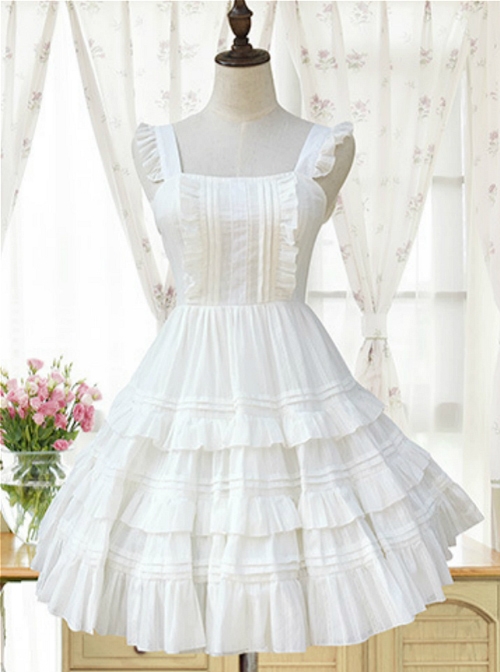 Lace High Waist Classic Lolita Sleeveless Dress