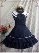 Ruffle Bow Double Breasted Two-pieces Classic Lolita Dress