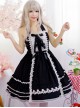 Black Sweet Lolita Hanging Neck Dress