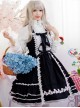 Black Sweet Lolita Hanging Neck Dress