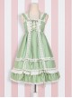 Cute Lace-up Bowknot Lace Sweet Lolita Sling Backless Dress