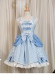 Dressy Dress Series Bowknot High Waist Classic Lolita Sling Dress