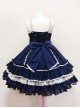 Palace Style Bowknot Lace Classic Lolita Sling Dress