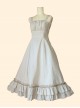 Concise Middle-waisted Classic Lolita Sling Long Dress