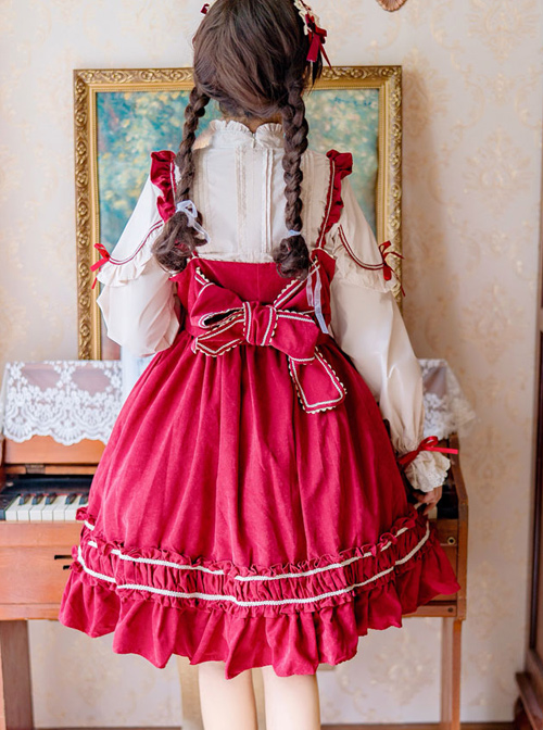 Elegant Bowknot Classic Lolita Long Sleeve Dress